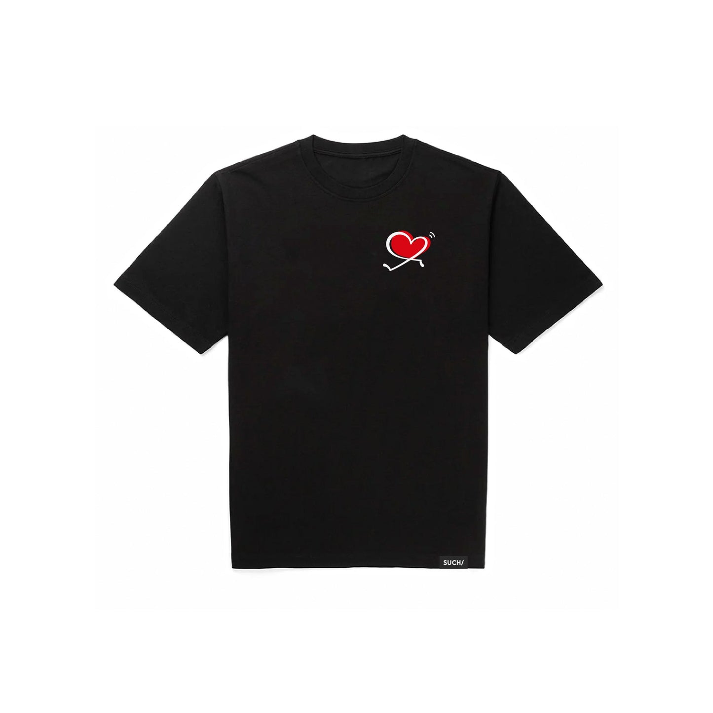 《愛我別走》TEE / black